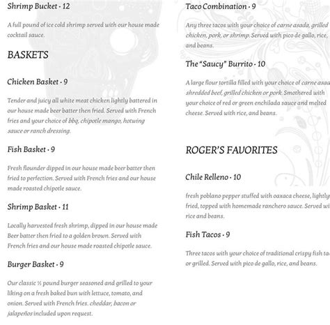 Banditos | Menu restaurant, Cocktail sauce, Flour tortillas