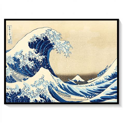 Buy The Great Wave off Kanagawa Canvas Painting & Wall Art Online ...