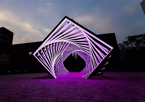 Accumulation: Dramatic LED Light Tunnel by Yang Minha | Inspiration ...