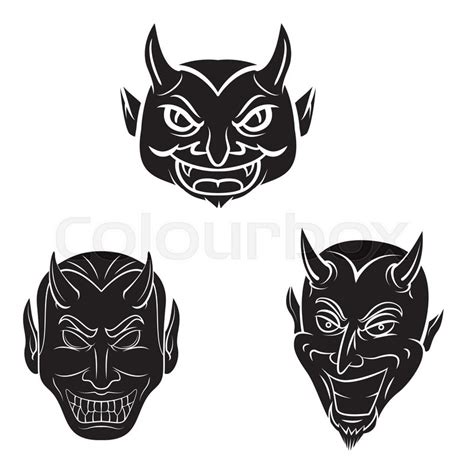 Devil Head Tattoo | Stock vector | Colourbox