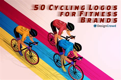 50 Cycling Logos for Fitness Brands