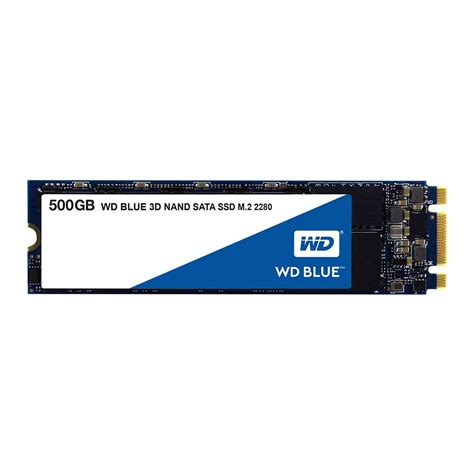 500 GB SSD (เอสเอสดี) WD BLUE SATA M.2 2280 (WDS500G2B0B) 3D NAND