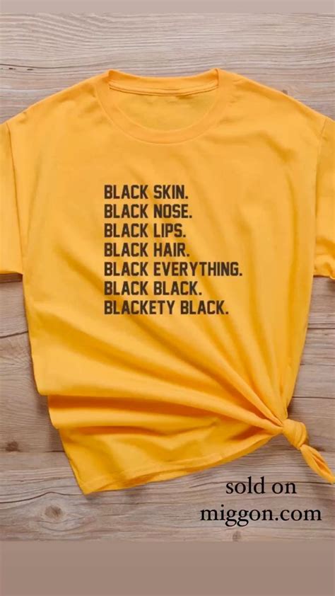 Black Quoted T Shirt | Pinterest