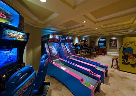 Arcade Game Room | Not Your Typical NY Estate – $17,500,000 | Game ...