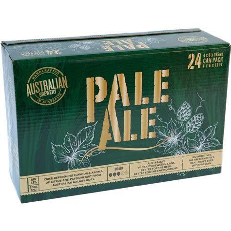 Australian Brewery Pale Ale Bottles 375ml X24 Case | Woolworths