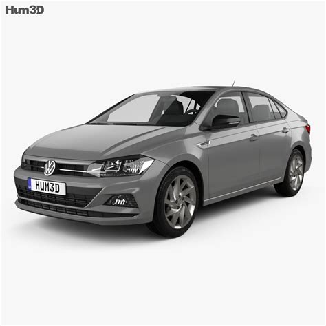 Volkswagen Virtus Highline 2020 3D model - Vehicles on Hum3D