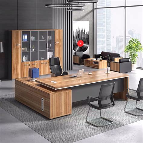 China Modern Boss Office Desk Factory Director Office Table Executive ...