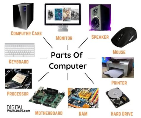 Basic Parts of Computer with Images, Functions of Computer Components ...