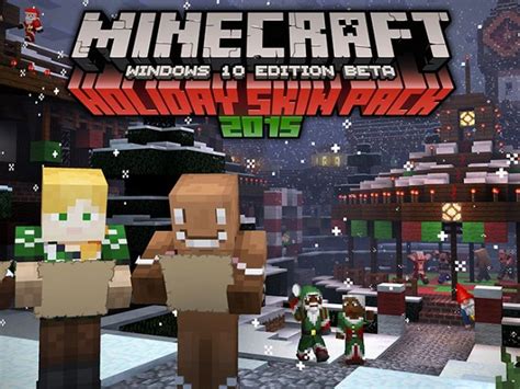 Deck the blocks with the Minecraft Holiday Skins Pack for Windows 10 ...