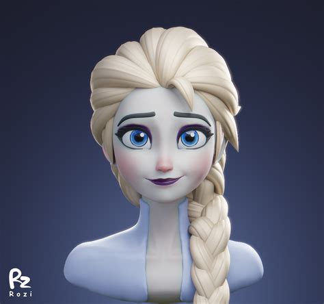 Elsa Frozen Fan Art - Finished Projects - Blender Artists Community