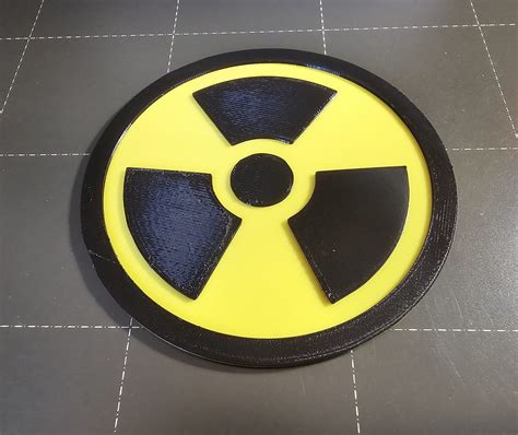 Radioactive Nuclear symbol Fallout by Benoit | Download free STL model ...