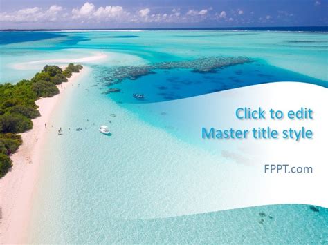 Free Paradise Beach PowerPoint Template - Free PowerPoint Templates