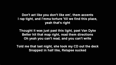 Eminem Rap Battle Lyrics