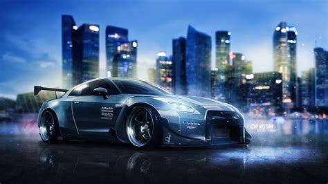 «Nissan GT-R R35» HD Wallpapers