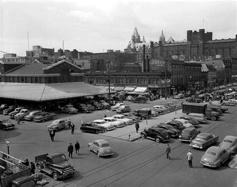 Ottawa's Byward Market -York Street 1954 | Urban history, Ottawa river ...