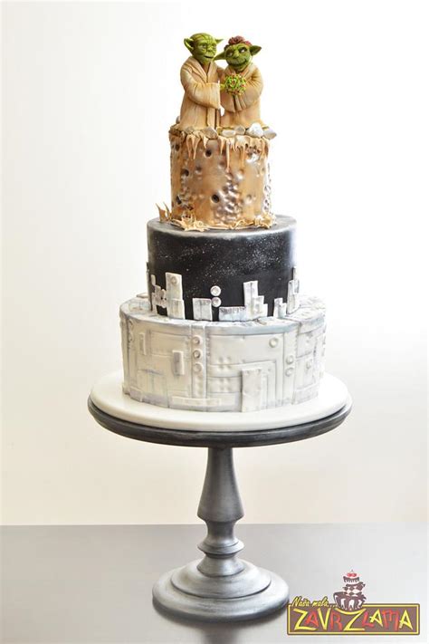 Star Wars Wedding Cake - Decorated Cake by Nasa Mala - CakesDecor