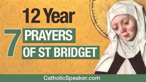 Seven Prayers to Saint Bridget