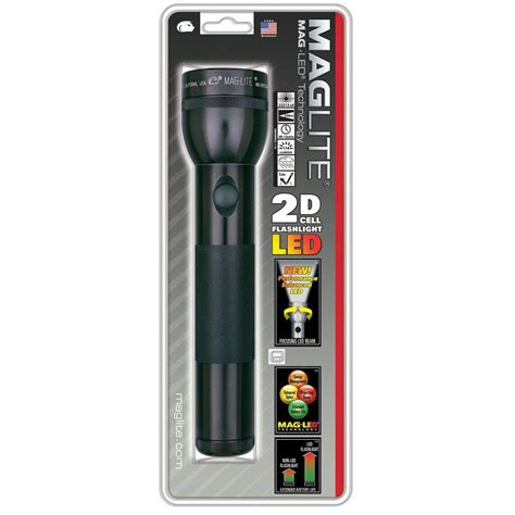 Maglite Black LED 2D Flashlight-ST2D016 - The Home Depot