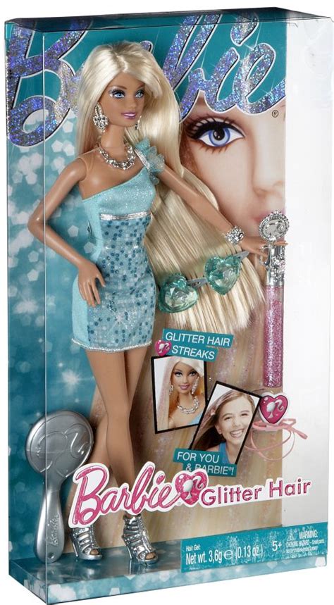 Barbie Glitter Hair | Barbie fashionista, Barbie playsets, Beautiful ...