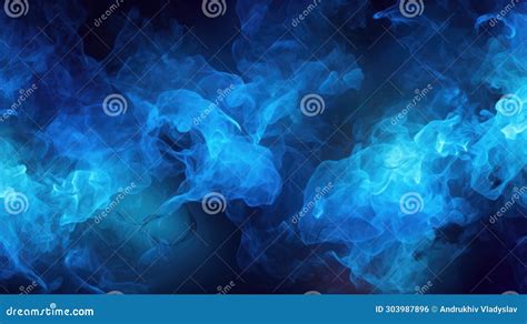 Blue Fire Background, Abstract Illustration Stock Illustration ...