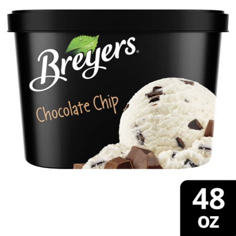 Breyers Chocolate Chip Frozen Dairy Dessert Tub, 48 oz - Kroger