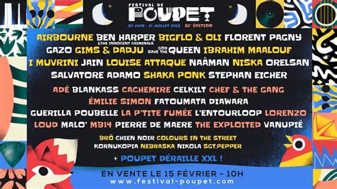 Poupet Festival 2023. Tickets, lineup, bands for Poupet Festival 2023 ...