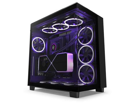 NZXT H9 Elite Black Tempered Glass RGB USB 3.2 ATX Mid Tower Kasa , CM ...