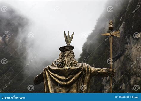 Statue of Pachacuti in Aguas Calientes, Peru Editorial Image - Image of ...