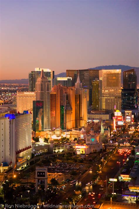 Aerial view of the Strip | Las Vegas, Nevada. | Photos by Ron Niebrugge