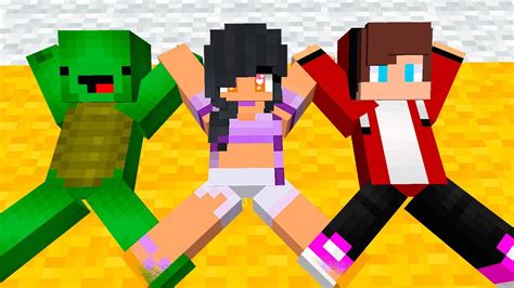 😍Aphmau , Mikey and JJ *maizen* Love in Minecraft! - YouTube