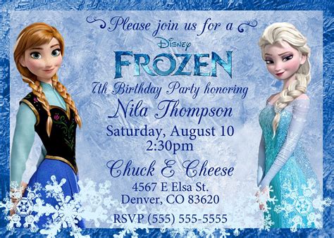 Frozen Birthday Invitations Free 95,000+ Vectors, Stock Photos & Psd ...