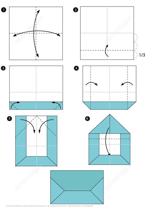 Origami Envelope Instructions | Free Printable Papercraft Templates ...