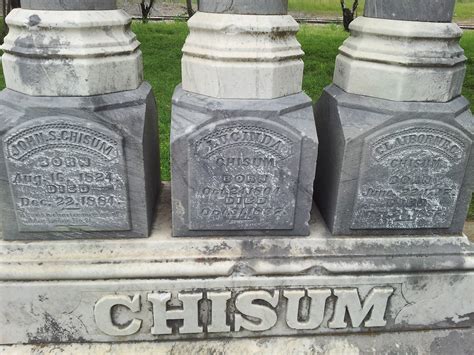 John Chisum grave site | Grave marker for cattle baron John … | Flickr