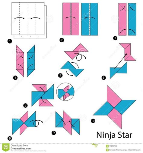 How To Make A Ninja Star In Paper How To Make A Ninja Star Step By Step ...