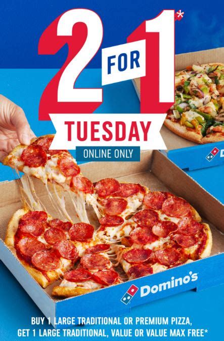 DEAL: Domino's 2 For 1 Tuesdays - Buy One Traditional/Premium Pizza ...