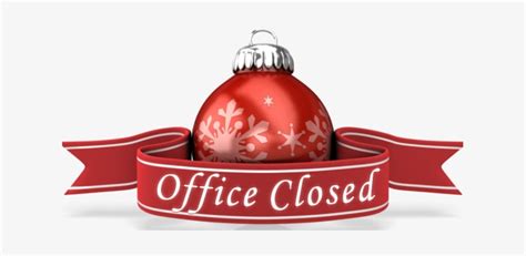 Office Closed Sign - Office Closed For The Holidays - 625x320 PNG ...