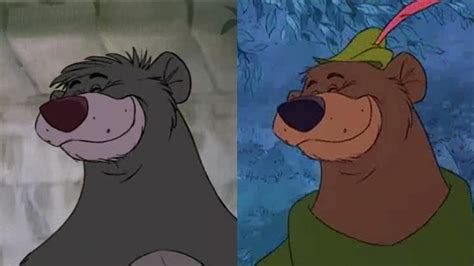 Disney Doppelgangers: Baloo & Little John - YouTube