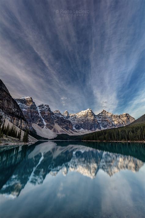 Moraine Lake's Extraordinary Sky Reflection [oc] (1080x1620) : r/EarthPorn