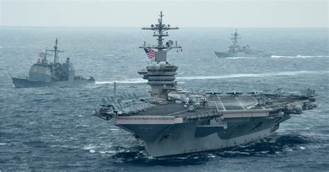 Us Sends Aircraft Carrier Group Into South China Sea On Same Day Taiwan