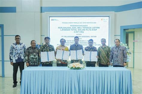 PLN Batam Tambah Pasokan Listrik Hijau 3.057 KWp ke Pelanggan Industri ...