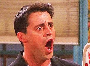 Joey Tribbiani Shocked Reaction (Friends) | Gifrific