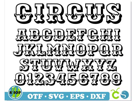 Circus font | Circus Font otf, Circus Font svg Cricut, Circu - Inspire ...