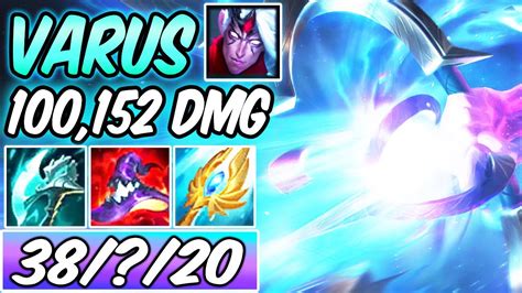 S+ CLEAN INSANE FULL AP VARUS MID GAMEPLAY 968 AP | New Build & Runes ...