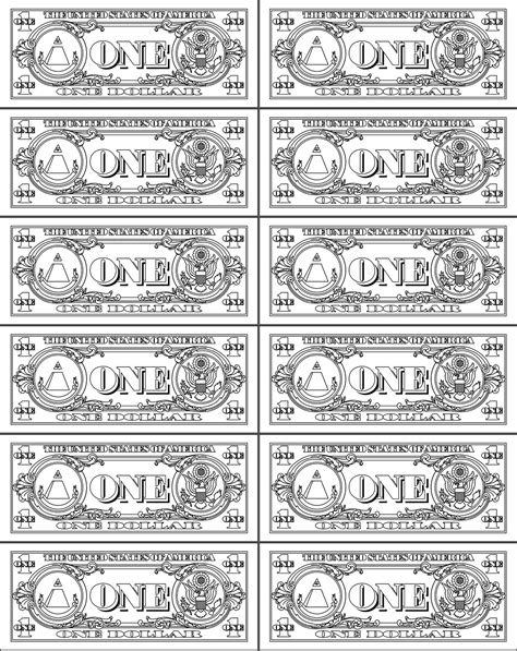 10 Awesome Play Money Drawn Printable Free