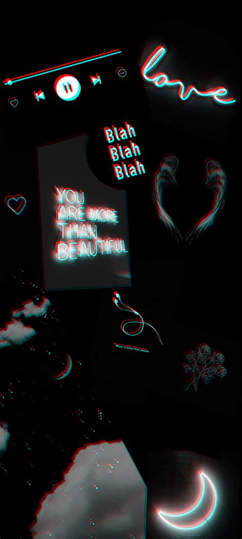 Aesthetic collage ver2, glitch, black, dark HD phone wallpaper | Pxfuel