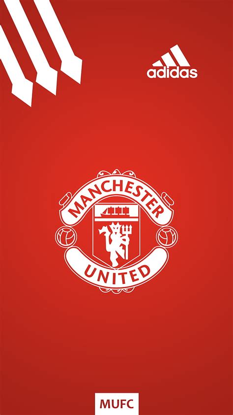 HD wallpaper: Manchester United, Football, logo, simple background, red ...