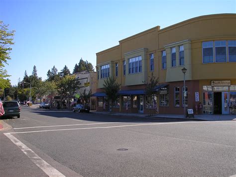 Downtown Sebastopol, CA | This is Main Street, and the cross… | Flickr