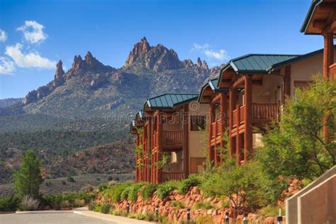 Zion National Park stock photo. Image of vista, hotel - 78638366