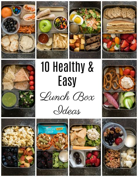 10 Healthy Lunch Box Ideas