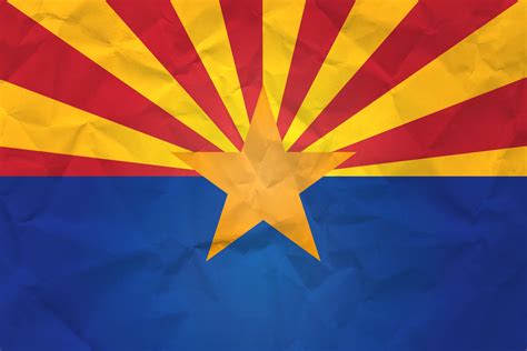 Flag of Arizona with Paper Texture - Download it for free